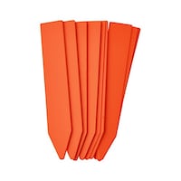 ヒラサワ FG 園芸カラーラベル (18枚入) 9cm 橙 727700