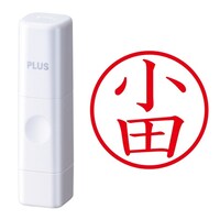 プラス 印鑑 ネーム印 ネームキューブ ホワイト 小田 (おだ) はんこ 浸透印