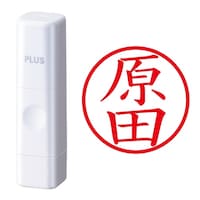 プラス 印鑑 ネーム印 ネームキューブ ホワイト 原田 (はらだ) はんこ 浸透印