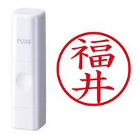 プラス 印鑑 ネーム印 ネームキューブ ホワイト 福井 (ふくい) はんこ 浸透印