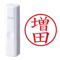 プラス 印鑑 ネーム印 ネームキューブ ホワイト 増田 (ますだ) はんこ 浸透印