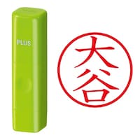 プラス 印鑑 ネーム印 ネームキューブ グリーン 大谷 (おおたに) はんこ 浸透印