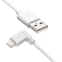 エレコム iPhoneケーブル iPadケーブル 抗菌 L型コネクタ USBA 充電 データ転送 1.2m ホワイト