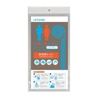 sanwa 非常用トイレ袋 くるくるトイレ外国語VER フラットプラスα3枚入+防臭袋ティッシュ付