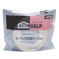 ニトムズ PROSELF(プロセルフ) カーぺット用 両面テープ PRO リビング カーペット マット ラグ ニードルパンチ 固定 粗面 幅50mm×長さ25m×厚さ0.4mm J0250