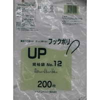 システムポリマー フックポリ規格袋No.12 200枚×60
