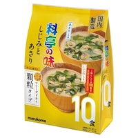 マルコメ フリーズドライ顆粒みそ汁 料亭の味 しじみとあさり 10食入×3
