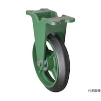 東北車輛製造所 鋳物製キャスター 標準型固定金具付ゴム車輪