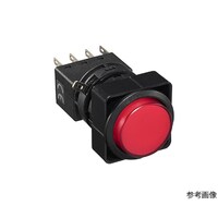 IDEC Φ25フラッシュシルエットスイッチLWシリーズ照光押ボタンスイッチ(丸形突形レンズ)黒色樹脂ベゼル LW6LA2C23MY