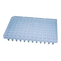 ビーエム リアルタイムPCRプレート 96well ハーフスカート 0.2ml ナチュラル 10枚入 PCR96RT