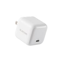 エレコム USB 充電器 65W PD PPS対応 1ポート USBC GaN II 折りたたみプラグ PSE適合 MacBook iPad iPhone Switch 対応 ホワイト