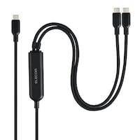 エレコム USBC 充電ケーブル USB TypeC 二股 2in1 140W PD急速充電 2台同時充電