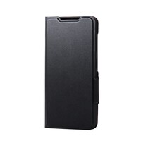 エレコム Galaxy S26 (SC51G) ケース 手帳型 マグネット フラップ 衝撃吸収 超軽量 薄型 スタンド機能付 ULTRASLIM ブラック