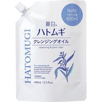 熊野油脂 麗白 ハトムギ クレンジングオイル詰替400ML ※5個以上から注文可能(販売価格は1個単位の価格)
