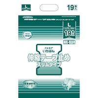カミ商事 エルモアいちばん 伸縮テープスリム L 19枚 ※2個以上から注文可能(販売価格は1個単位の価格)