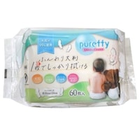 昭和紙工 PUREFFY赤ちゃんのおしりふき大判60枚2個パック ※10個以上から注文可能(販売価格は1個単位の価格)
