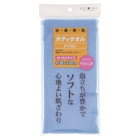 貝印 EF.浴用タオル やわらかめ ブルー 1個 ※6個以上から注文可能(販売価格は1個単位の価格)