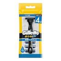 P&G ジレット 剃り味+深剃り3Bホルダー付替刃4個付 ※6個以上から注文可能(販売価格は1個単位の価格)