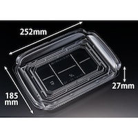 リスパック バイオ 華ノ枠 2519B クリア ※2袋以上から注文可能(販売価格は1袋単位の価格)