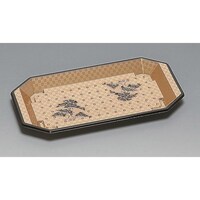 福助工業 和皿 15H 市松黒×12
