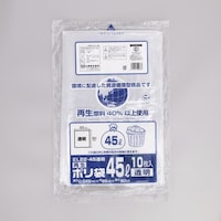 福助工業 再生ポリ袋 EL2245 透明 10枚入×60