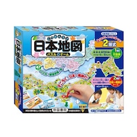 ハナヤマ パズル&ゲーム 日本地図2層式×6