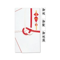 伊予結納センター まっすぐシート付金封 大阪折赤白7本 1セット(20枚入)