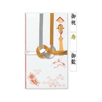 伊予結納センター まっすぐシート付金封 東京折金銀10本 1セット(20枚入)