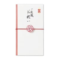 伊予結納センター 慶事用水引ゴム金封 ご就職 1セット(5枚入)
