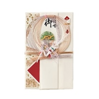 伊予結納センター 結婚御祝用金封 松 鶴 レッド 1セット(5枚入)