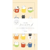 古川紙工 今日のお手紙 ねこマグカップ 1セット(5個入)