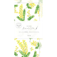 古川紙工 今日のお手紙 ミモザ 1セット(5個入)
