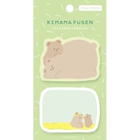 古川紙工 きままふせん ごろんとクマ 1セット(5個入)