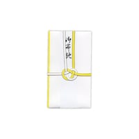 菅公工業 金封 黄白7本耳銀 御布施 1セット(10枚入)