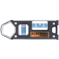 シンワ測定 仮設工レベル STRONGMAG マグネット付 100mm シルバー