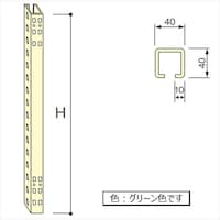扶桑金属工業 MS1800B 中量棚支柱MS150kg H1800