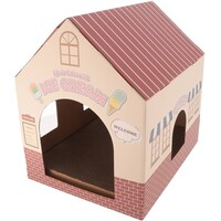 不二貿易 爪とぎ KDタイプ ハウス 4個 【メーカー直送/軒先もしくは車上渡し】