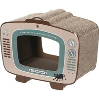 不二貿易 猫の爪とぎ テレビ(68128) 2個 【メーカー直送/軒先もしくは車上渡し】