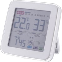 不二貿易 電波デジタル温湿度計 6個 【メーカー直送/軒先もしくは車上渡し】