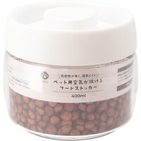 不二貿易 ペット用 空気が抜けるストッカー 400ml 6個 【メーカー直送/軒先もしくは車上渡し】