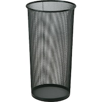 不二貿易 メッシュ 傘立て 大 直径25.5x50BK 6台 【メーカー直送/軒先もしくは車上渡し】