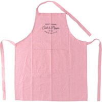 不二貿易 エプロン Salt&Pepper ピンク 6個 【メーカー直送/軒先もしくは車上渡し】