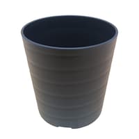 明和 セラアート長鉢2.5寸 黒 クロ 植木鉢 プラスチック