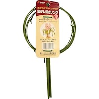 第一ビニール 葉ダレ防止リング 5セット入 ショウ 150mmxH280mm 支柱 観葉植物