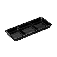 アヅミ産業 SM11159SS 3点薬味入レ(漆黒色) ※2個以上から注文可能(販売価格は1個単位の価格)