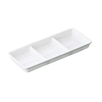 アヅミ産業 SM11159SW 3点薬味入レ(白色) ※2個以上から注文可能(販売価格は1個単位の価格)