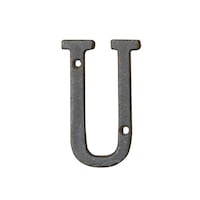 友屋 アイアンアルファベット U ※5個以上から注文可能(販売価格は1個単位の価格)