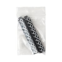 友屋 ニュープライスキューブ補充L用(20粒)黒/白 6 ※2袋以上から注文可能(販売価格は1袋単位の価格)