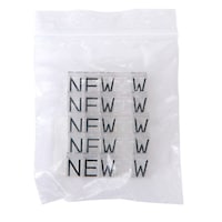 友屋 ニュープライスキューブ補充L用5セット透明/黒NE ※2袋以上から注文可能(販売価格は1袋単位の価格)
