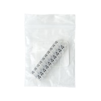 友屋 ニュープライスキューブ補充M用20粒透明/黒 4 ※2袋以上から注文可能(販売価格は1袋単位の価格)